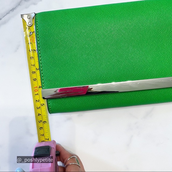 NWT Michael Kors green wallet clutch shoulder bag - Picture 12 of 13